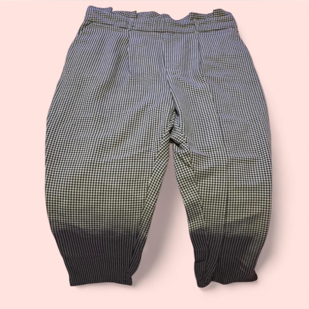 Girls Black & White Houndstooth dress Pants